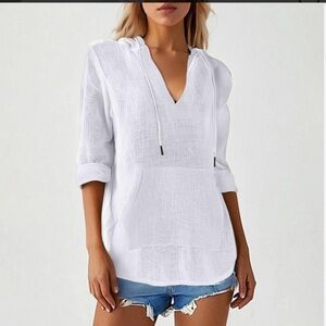 Vici - Beach Bum Cotton Pocketed Hoodie